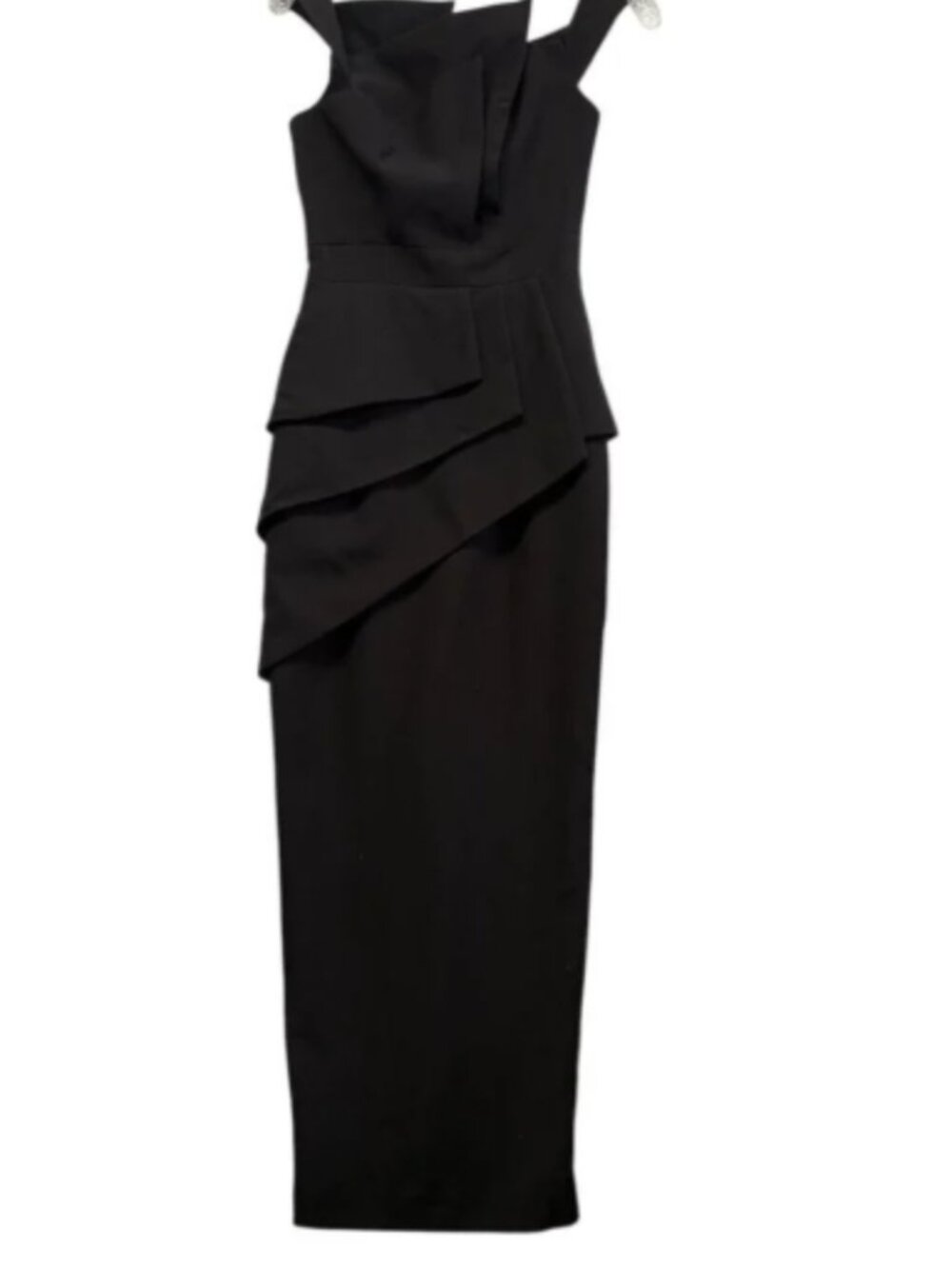 Black Halo Eve La Reina Off Shoulder Formal Dress
